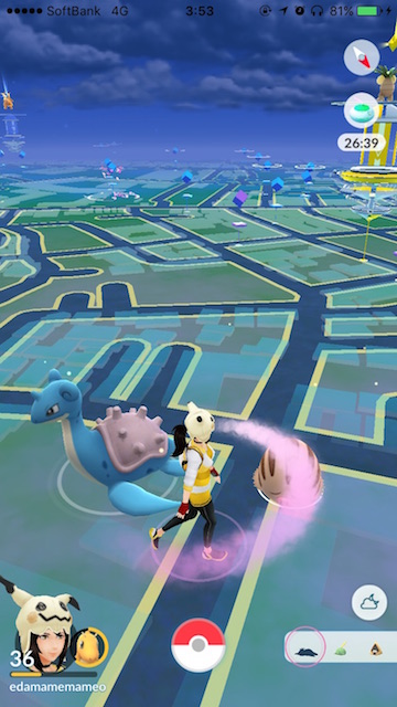 ポケモンgo おこうでホエルコやヒンバスは狙えるのか 実際に検証してみた 開幕でいきなりラプラス出現 波乱の幕開け Appbank
