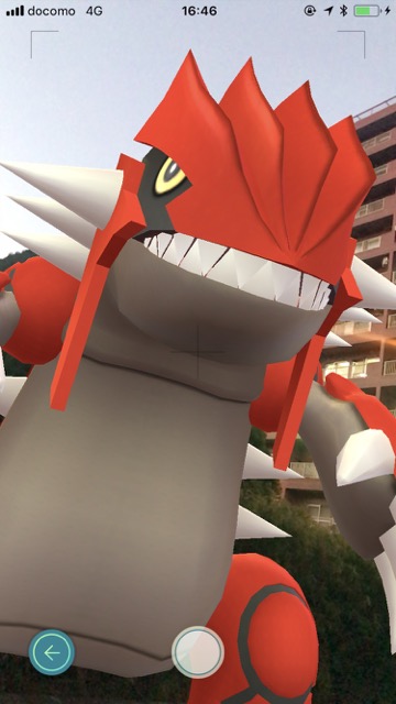 ポケモンGO(ポケモンゴー・ポケモンgo) pokemon go ポケモンgo新ポケモン ポケモンgo第三世代 ポケモンgoルビーサファイア ポケモンgoルビサファ ポケモンGOアップデート情報 【ポケモンGO】グラードンでAR+の真価を見た! かっこよすぎる!