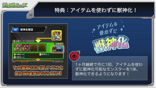 超モンパス祭　アイテムを使わずに獣神化