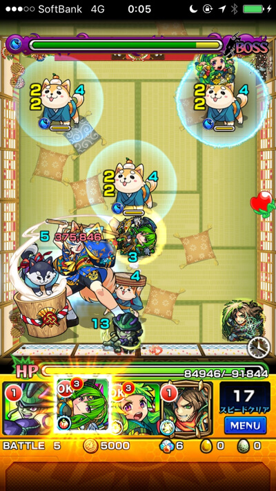 モンストシバミィステージ5