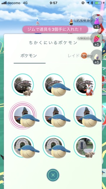 ポケモンgo 何時間でホエルオーは完成する ホエルコの巣に行ってアメを集めてきた Appbank