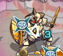 モンストクロスドクロ雑魚白騎士