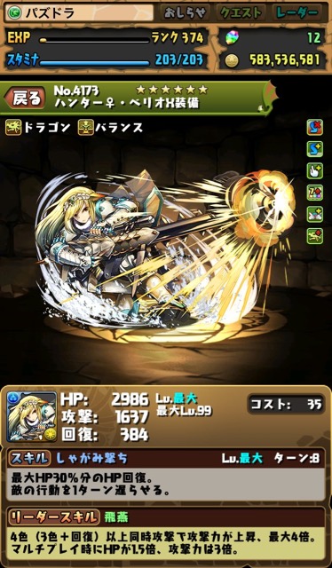 ハンター♀・ベリオX装備
