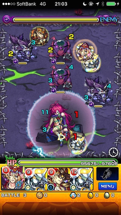 モンストエレシュキガルステージ3