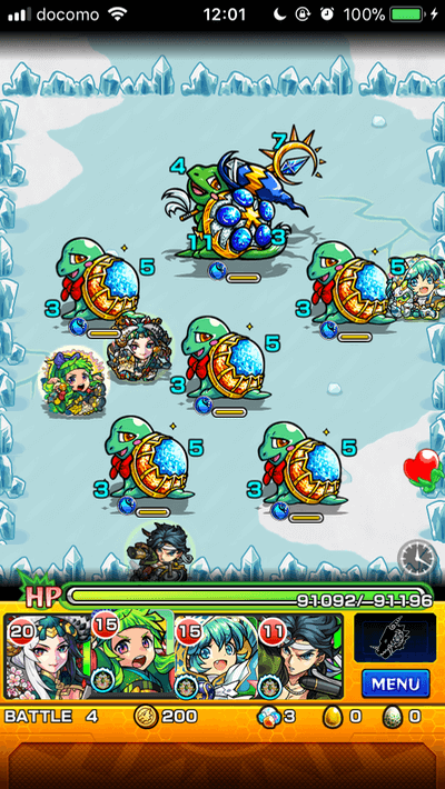 モンストフンババステージ4