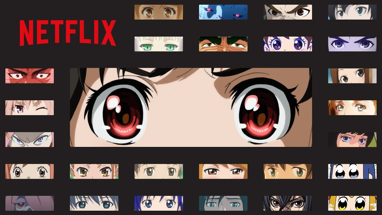 アニメキャラの目だけを展示!? 「Netflix アニ”目”ジャック」2/26から新宿駅地下通路の壁がアニ目だらけに!