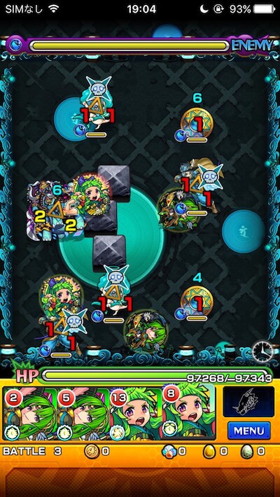 モンスト帝釈天ステージ3攻略
