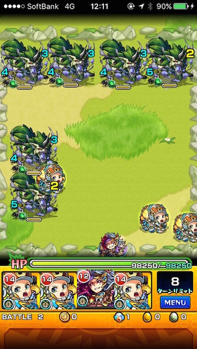 閃きの遊技場ステージ3バトル2