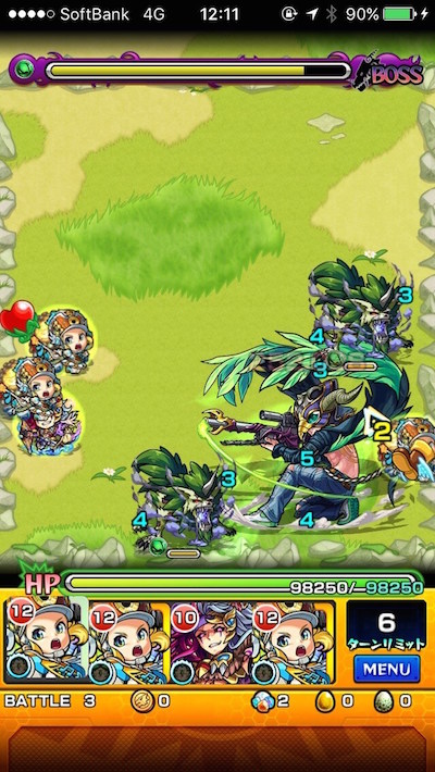 閃きの遊技場ステージ3バトル3