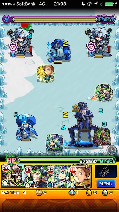 モンストホールズブラック攻略ステージ2