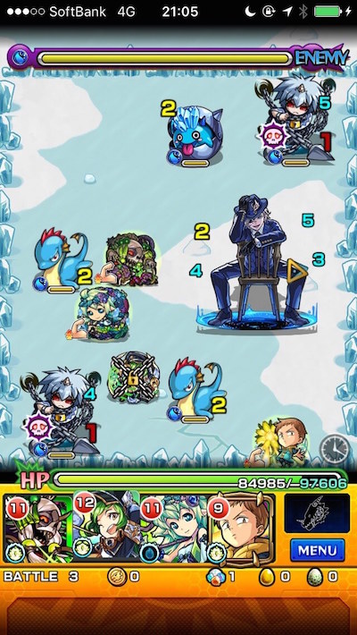 モンストホールズブラック攻略ステージ3