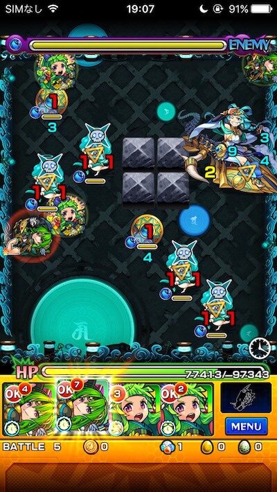 モンスト帝釈天ステージ5攻略