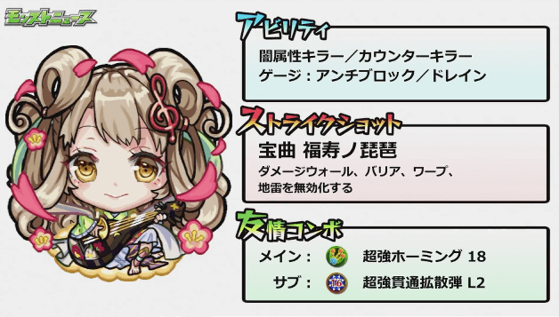 モンストニュース激獣神祭弁財天神化
