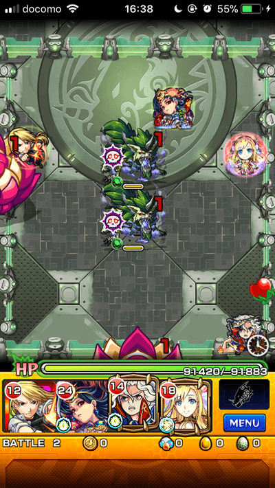 モンスト法海攻略ステージ2