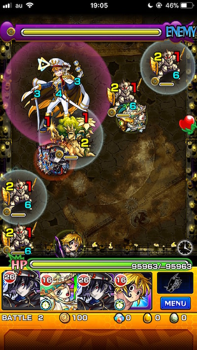 モンスト大黒天廻ステージ2