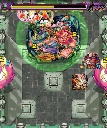 モンスト法海攻略ステージ5移動後