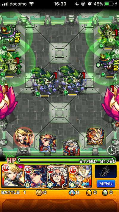 モンスト法海攻略ステージ1