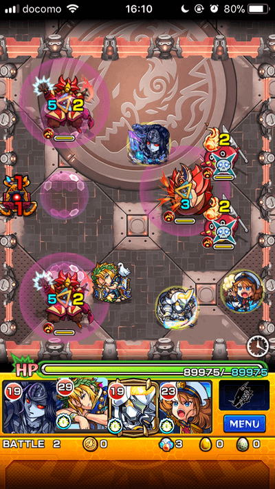 モンスト井伊直政攻略ステージ2