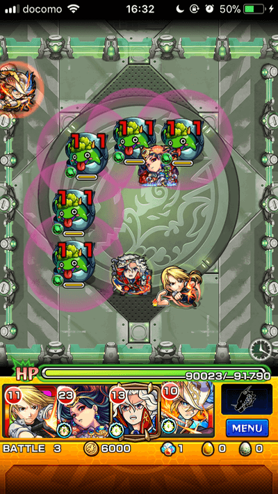 モンスト法海攻略ステージ3