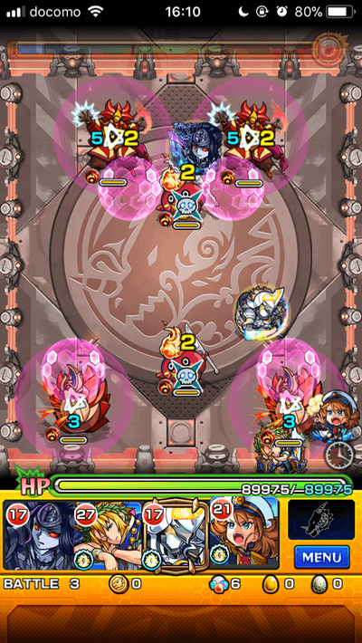 モンスト井伊直政攻略ステージ3
