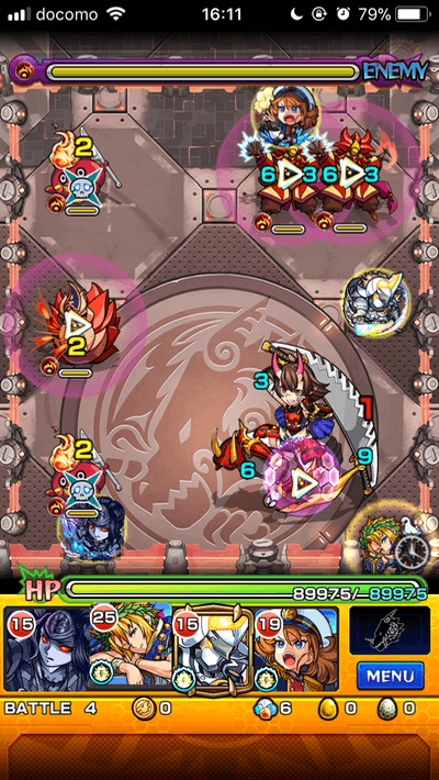 モンスト井伊直政攻略ステージ4