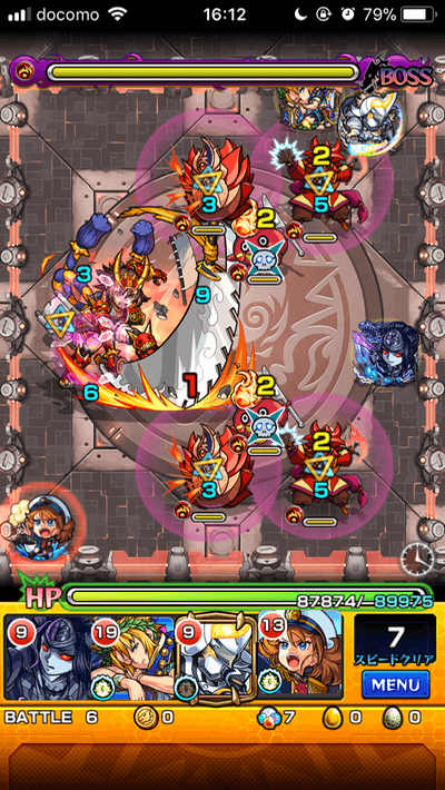 モンスト井伊直政攻略ステージ6