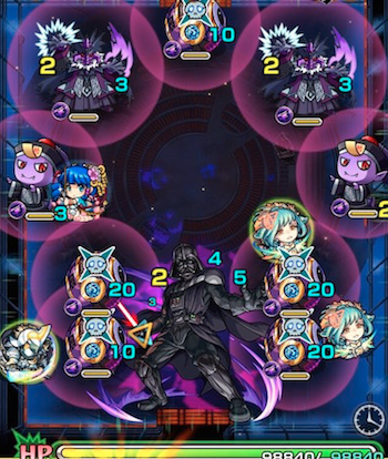 モンスト攻略ダースベイダー周回パーティまとめ