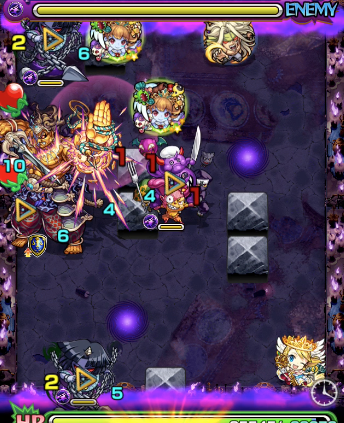 モンスト攻略不動明王廻ステージ4ワープ