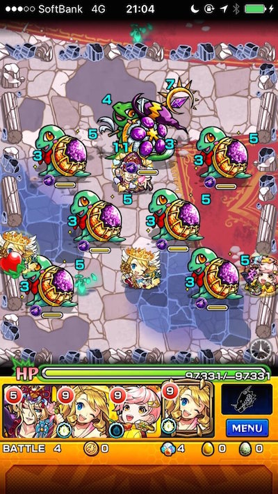 モンスト攻略バフォメットステージ4