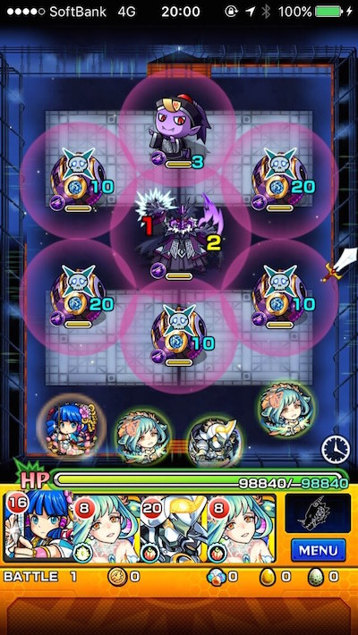 モンスト攻略ダースベイダーステージ1