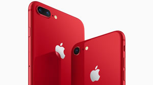 赤い『iPhone 8/8 Plus』登場! (PRODUCT)RED仕様の『iPhone Xレザーフォリオ』も