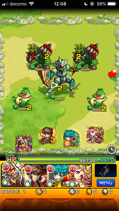 モンストムルムルステージ1