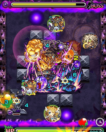 モンスト攻略不動明王廻ステージ8ワープ