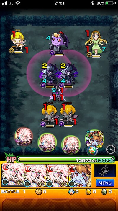モンスト攻略高杉晋助超究極ステージ1