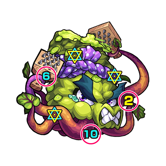 モンスト攻略わさびだこ攻略中ボス攻撃パターン