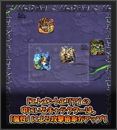 モンスト新爆絶アポカリプス新ギミックエレメントエリア
