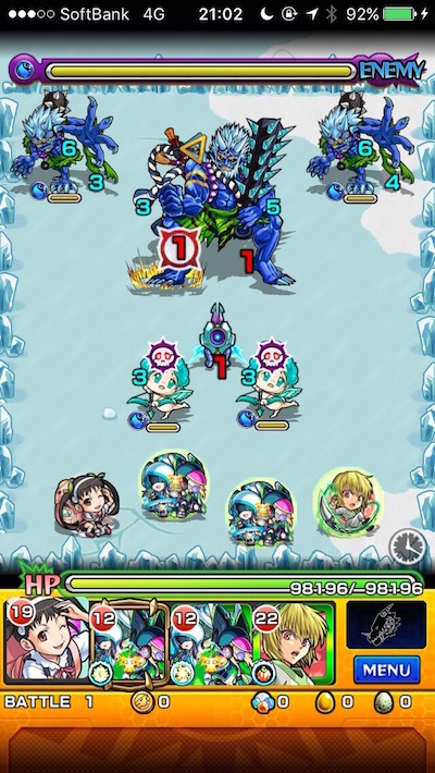 モンスト攻略ジョルノロキアステージ1