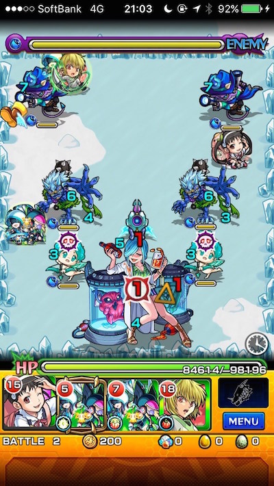 モンスト攻略ジョルノロキアステージ2