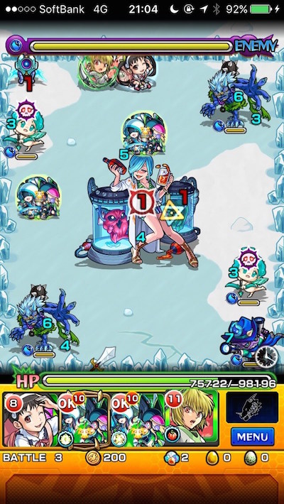 モンスト攻略ジョルノロキアステージ3