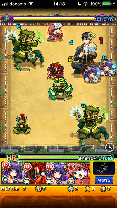 モンスト銀魂コラボ土方十四郎ステージ2