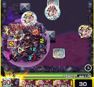 モンストデビルズパンクインフェルノ進化SS