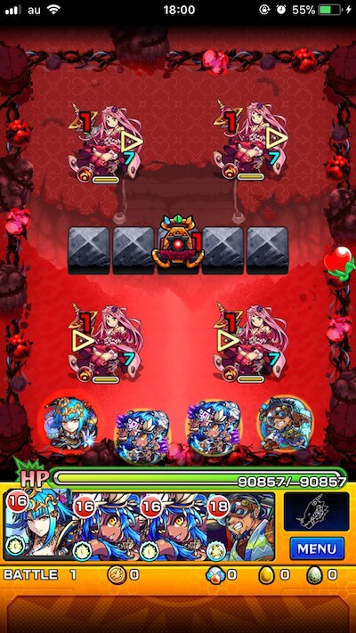 モンストシュリンガーラ極ステージ1