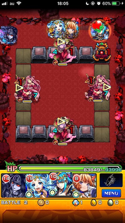 モンストシュリンガーラ極ステージ2