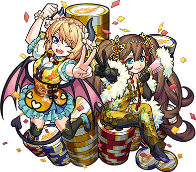 モンストリリス&貂蝉進化後
