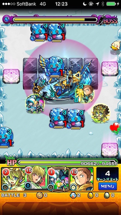 閃きの遊技場夏色の庭園4バトル3