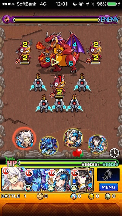 モンストゆめだまフォイエンステージ1