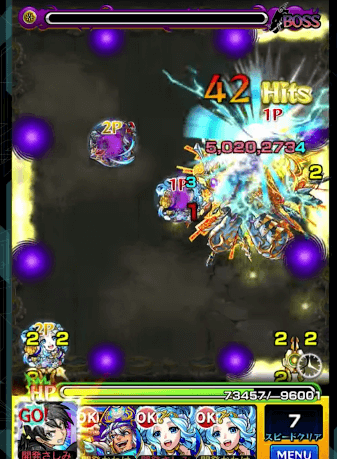 モンストキリト進化SS2