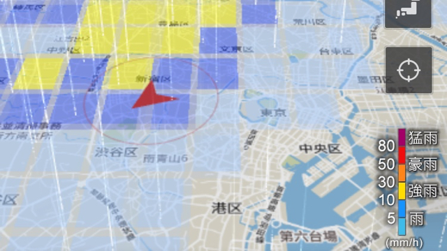 ゲリラ豪雨予測の的中率80%以上の『3D雨雲ウォッチ』が全国に対応!