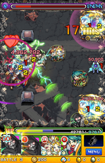 モンスト禁忌2ステージ3