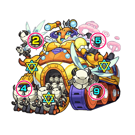 モンストシロアラントボス攻撃パターン